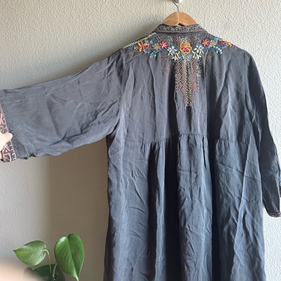 Johnny Was Embroidered Button Down Dress - Picture 14 of 16